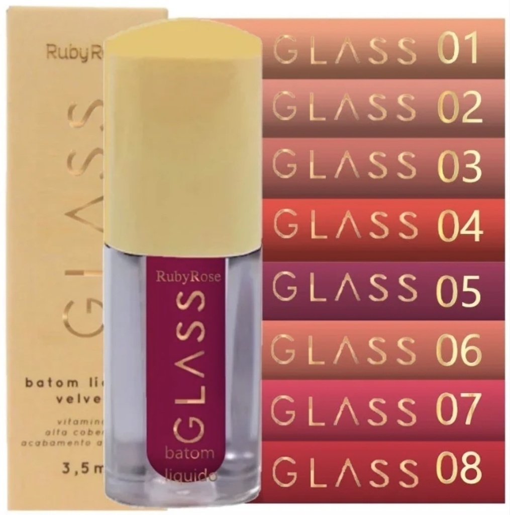 Labial líquido Glass Velvety