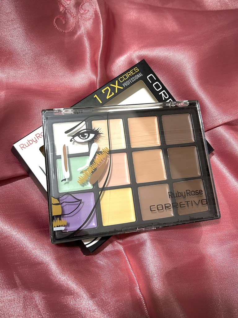 Paleta profesional de correctores (12 Colores) Ruby Rose