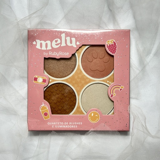 Cuarteto de blushes e iluminadores